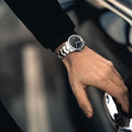  Shop Authentic Daniel Wellington Iconic Link Black Dial Silver Steel Strap Watch for Women - DW00100204 - Luxxuri