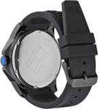  Shop Authentic Tommy Hilfiger Sport Multifunction Black Dial Black Rubber Strap Watch for Men - 1790983 - Luxxuri