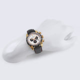  Shop Authentic Versace V-Ray Chronograph White Dial Black Leather Strap Watch for Men - VDB040014 - Luxxuri