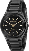  Shop Authentic Maserati Triconic Analog Black Dial Black Steel Strap Watch For Men - R8853139004 - Luxxuri