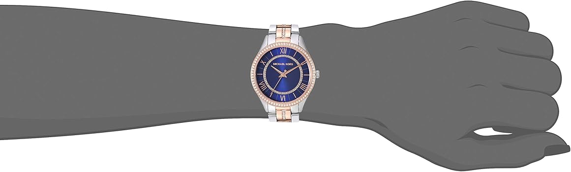  Shop Authentic Michael Kors Lauryn Quartz Blue Dial Two Tone Steel Strap Watch For Women - MK3929 - Luxxuri