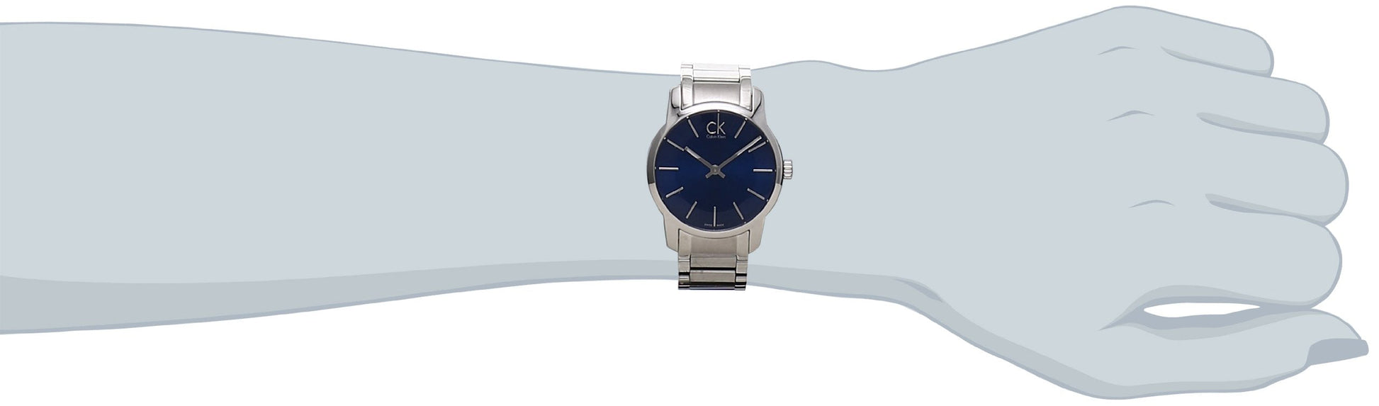  Shop Authentic Calvin Klein City Blue Dial Silver Steel Strap Watch for Women - K2G2314N - Luxxuri