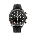  Shop Authentic Tag Heuer Carrera Chronograph Black Dial Black Leather Strap Watch for Men - CBN2A5A.FC6481 - Luxxuri