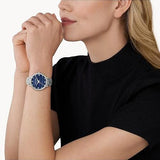  Shop Authentic Michael Kors Pyper Blue Dial Silver Steel Strap Watch For Women - MK4671 - Luxxuri