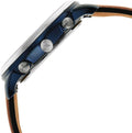  Shop Authentic Fossil Neutra Chronograph Blue Dial Brown Leather Strap Watch for Men - FS5791 - Luxxuri