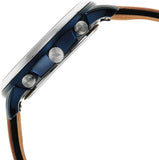  Shop Authentic Fossil Neutra Chronograph Blue Dial Brown Leather Strap Watch for Men - FS5791 - Luxxuri