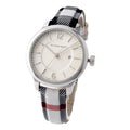  Shop Authentic Burberry Classic Stone Silver Dial Horseberry Black Leather Strap Watch for Women - BU10103 - Luxxuri