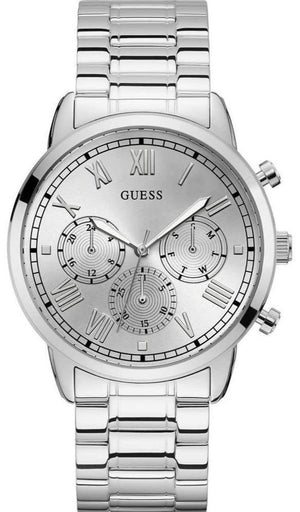  Shop Authentic Guess Hendrix Silver Dial Silver Steel Strap Watch for Men - GW0066G1 - Luxxuri