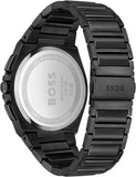  Shop Authentic Hugo Boss Steer Chronograph Brown Dial Black Steel Strap Watch For Men - 1514043 - Luxxuri