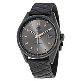  Shop Authentic Tag Heuer Carrera Special Edition Black Dial Black Leather Strap Watch for Women - WAR1113.FC6392 - Luxxuri