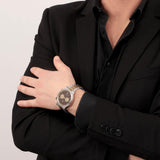  Shop Authentic Maserati Legend Chronograph 42mm Brown Dial Two Tone Steel Strap Watch For Men - R8873638003 - Luxxuri