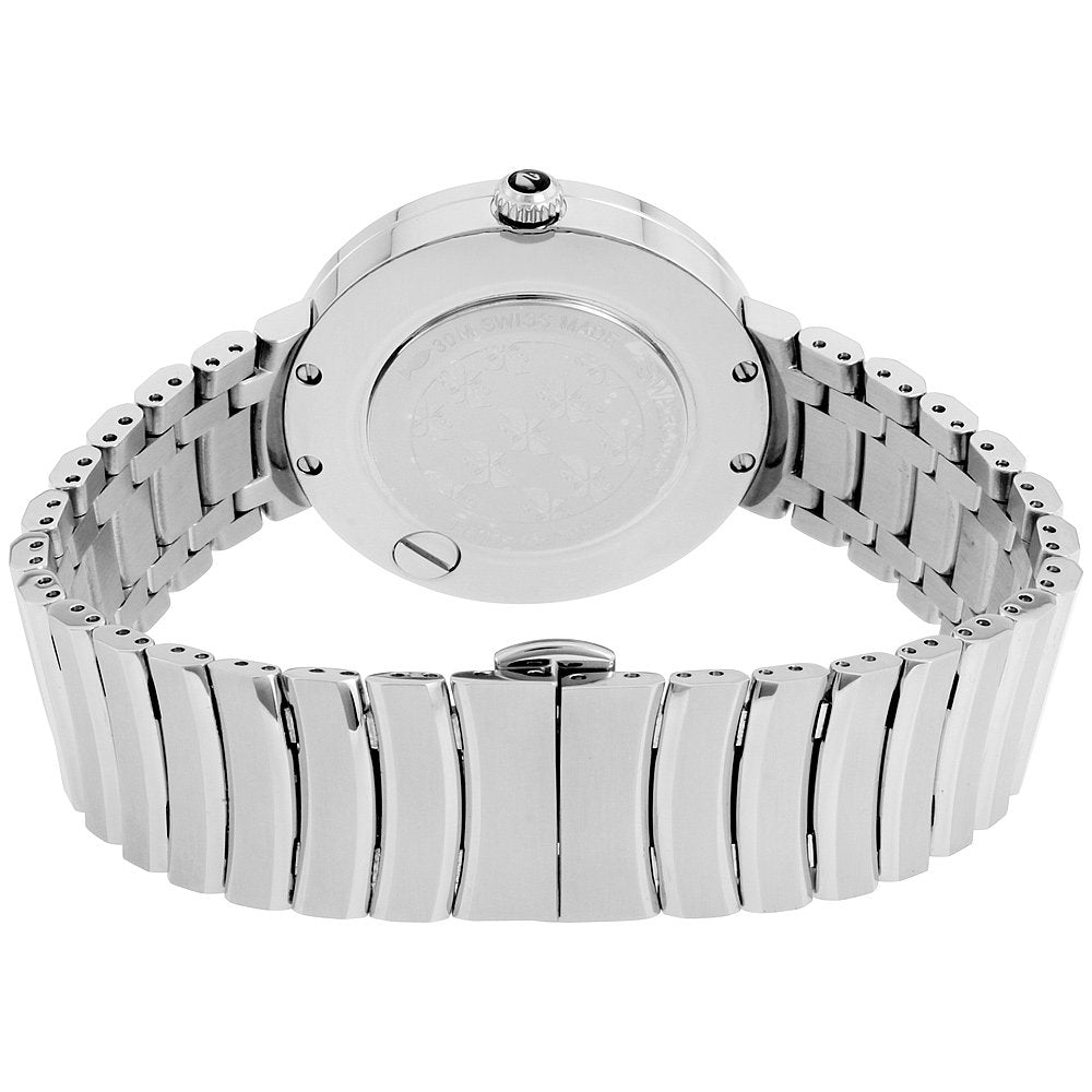  Shop Authentic Swarovski Lovely Crystal Mother of Pearl Dial Silver Steel Strap Watch for Women - 1160307 - Luxxuri