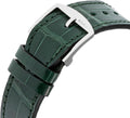  Shop Authentic Gucci Grip Quartz Silver Dial Green Leather Strap Watch For Women - YA157414 - Luxxuri