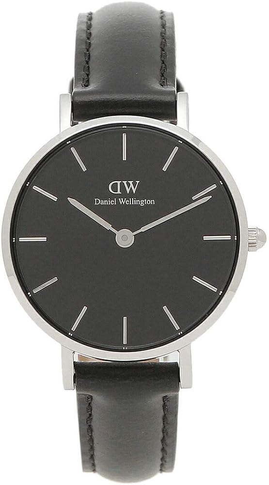  Shop Authentic Daniel Wellington Classic Petite Sheffield Black Dial Black Leather Strap Watch For Women - DW00100236 - Luxxuri