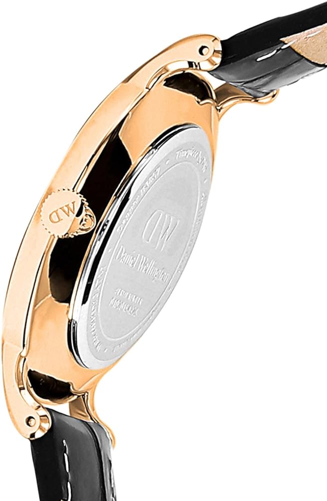  Shop Authentic Daniel Wellington Dapper Reading White Dial Black Leather Strap Watch For Women - DW00100118 - Luxxuri