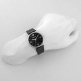  Shop Authentic Emporio Armani Kappa Analog Quartz Black Dial Black Leather Strap Watch For Men - AR11013 - Luxxuri