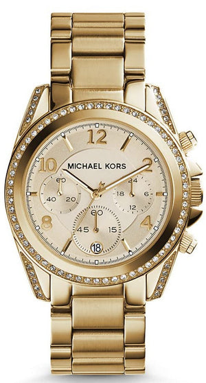  Shop Authentic Michael Kors Runway Gold Dial Gold Steel Strap Watch for Women - MK5166 - Luxxuri