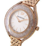  Shop Authentic Swarovski Crystalline Aura Silver Dial Rose Gold Steel Strap Watch for Women - 5519459 - Luxxuri