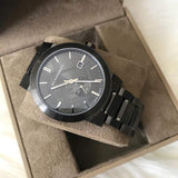  Shop Authentic Burberry The City Black Dial Black Steel Strap Watch for Men - BU9902 - Luxxuri