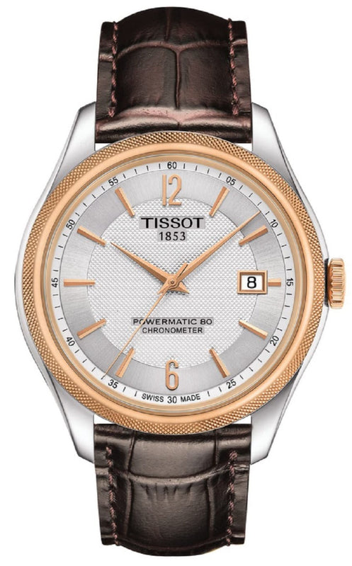  Shop Authentic Tissot T Classic Ballade Powermatic 80 Lady Silver Dial Brown Leather Strap Watch For Women - T108.408.26.037.00 - Luxxuri