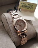  Shop Authentic Burberry The City Rose Gold Dial Rose Gold Steel Strap Watch for Women - BU9235 - Luxxuri