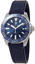  Shop Authentic Tag Heuer Aquaracer Blue Dial Blue Rubber Strap Watch for Men - WAY111C.FT6155 - Luxxuri