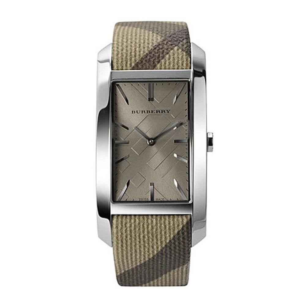  Shop Authentic Burberry The Pioneer Grey Dial Leather Strap Watch for Women - BU9504 - Luxxuri