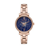  Shop Authentic Michael Kors Sofie Analog Quartz Blue Dial Rose Gold Steel Strap Watch For Women - MK3971 - Luxxuri
