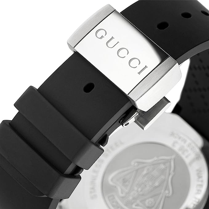  Shop Authentic Gucci Dive Quartz Black Dial Black Rubber Strap Watch For Men - YA136303 - Luxxuri