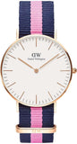  Shop Authentic Daniel Wellington Classic Winchester White Dial Three Tone Nylon Strap Watch For Women - DW00100033 - Luxxuri