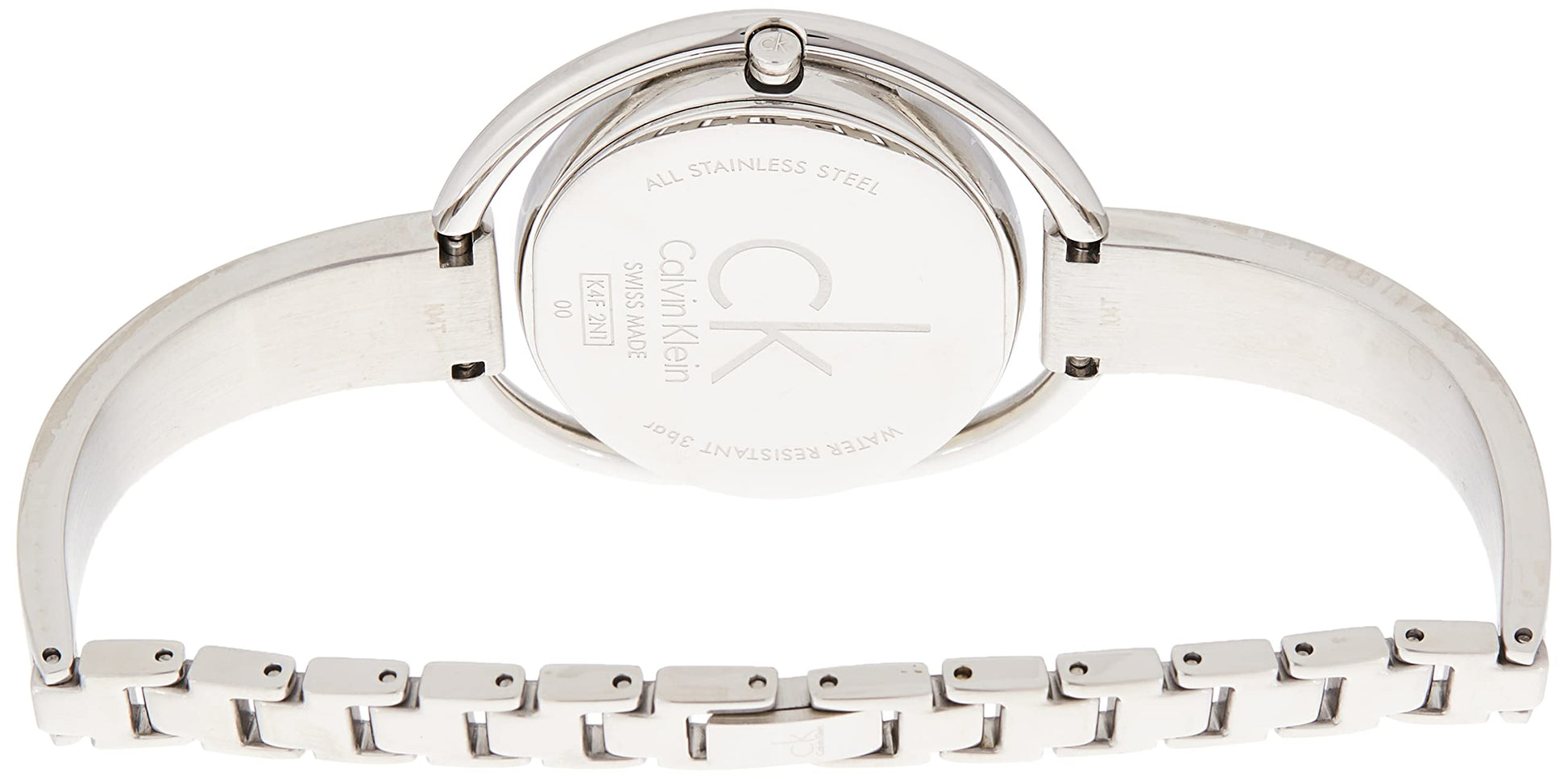  Shop Authentic Calvin Klein Impetuous Black Dial Silver Steel Strap Watch for Women - K4F2N111 - Luxxuri