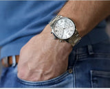  Shop Authentic Guess Hendrix Silver Dial Silver Steel Strap Watch for Men - GW0066G1 - Luxxuri