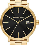  Shop Authentic Michael Kors Blake Quartz Black Dial Gold Steel Strap Watch for Men - MK9136 - Luxxuri