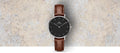  Shop Authentic Daniel Wellington Classic Petite St Mawes Black Dial Brown Leather Strap Watch For Women - DW00100181 - Luxxuri