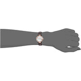  Shop Authentic Gucci G Interlocking Mother of Pearl Dial Brown Leather Strap Watch For Women - YA133516 - Luxxuri