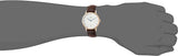  Shop Authentic Daniel Wellington Dapper Bristol White Dial Brown Leather Strap Watch For Women - DW00100094 - Luxxuri