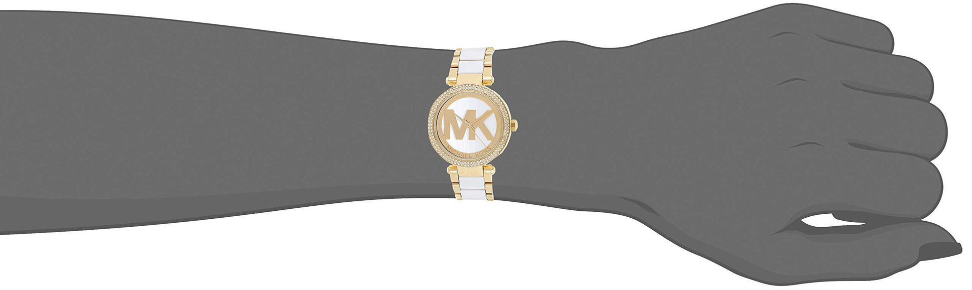  Shop Authentic Michael Kors Parker White Dial Two Tone Steel Strap Watch for Women - MK6313 - Luxxuri