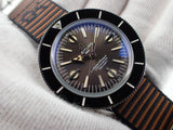  Shop Authentic Breitling Superocean Heritage '57 Outerknown Brown Dial Brown NATO Strap Watch for Men - A103703A1Q1W1 - Luxxuri
