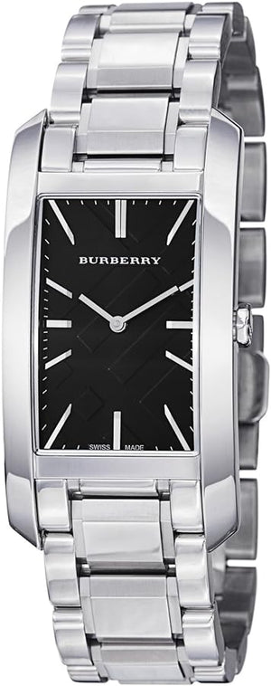  Shop Authentic Burberry Heritage Black Dial Silver Steel Strap Watch For Women - BU9401 - Luxxuri