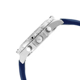  Shop Authentic Fossil Garrett Chronograph Blue Dial Blue Rubber Strap Watch for Men - FS5709 - Luxxuri