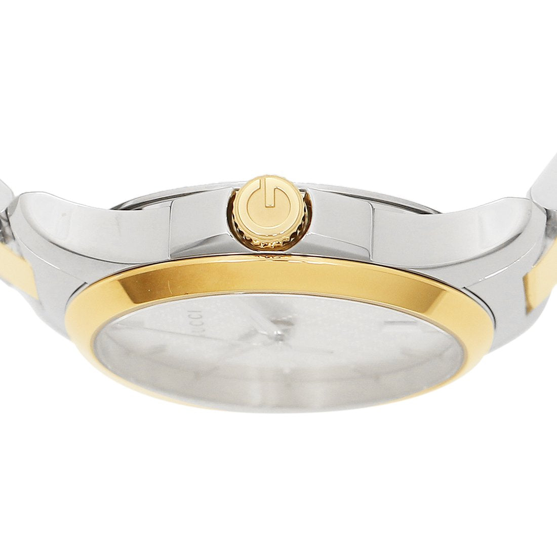  Shop Authentic Gucci G Timeless Quartz Silver Dial Two Tone Steel Strap Watch For Women - YA126531 - Luxxuri