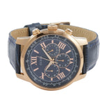  Shop Authentic Guess Horizon Chronograph Blue Dial Blue Leather Strap Watch For Men - W0380G5 - Luxxuri