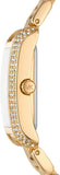  Shop Authentic Michael Kors Emery Three-Hand Crystals Silver Dial Gold Steel Strap Watch for Women - MK4640 - Luxxuri