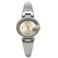  Shop Authentic Gucci Guccissima Quartz Silver Dial Silver Steel Strap Watch For Women - YA134502 - Luxxuri