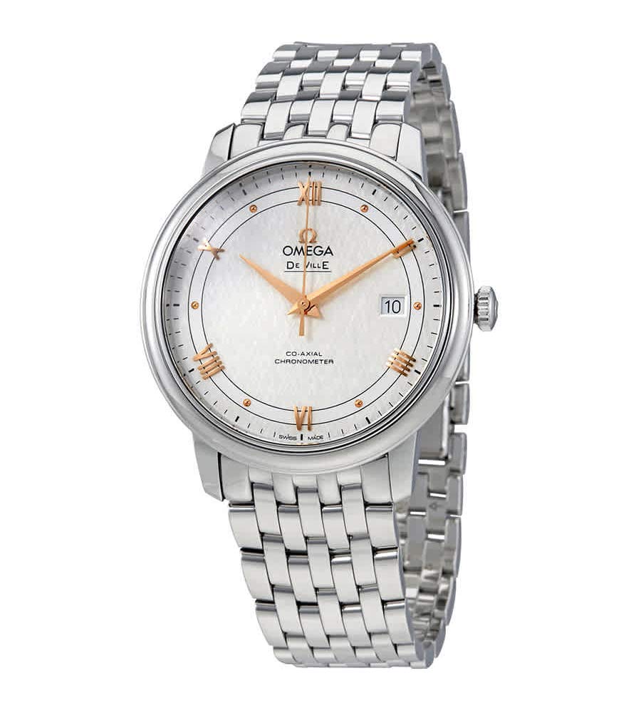  Shop Authentic Omega De Ville Prestige Co Axial Silver Dial Silver Steel Strap Watch for Men - 424.10.40.20.02.004 - Luxxuri