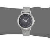  Shop Authentic Guess Chelsea Crystals Black Dial Silver Mesh Bracelet Watch For Women  - W0647L5 - Luxxuri