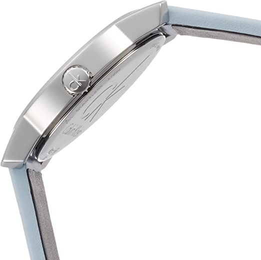  Shop Authentic Calvin Klein City Blue Dial Blue Leather Strap Watch for Women - K2G231VN - Luxxuri