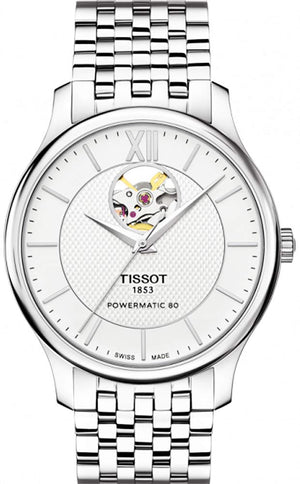 Shop Authentic Tissot Tradition Powermatic 80 Open Heart Automatic Watch For Men - T063.907.11.038.00 - Luxxuri