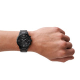  Shop Authentic Emporio Armani Giovanni Chronograph Black Dial Black Steel Strap Watch For Men - AR11349 - Luxxuri