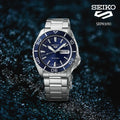  Shop Authentic Seiko 5 Sports Automatic Blue Dial Silver Steel Strap Watch for Men - SRPK97K1 - Luxxuri